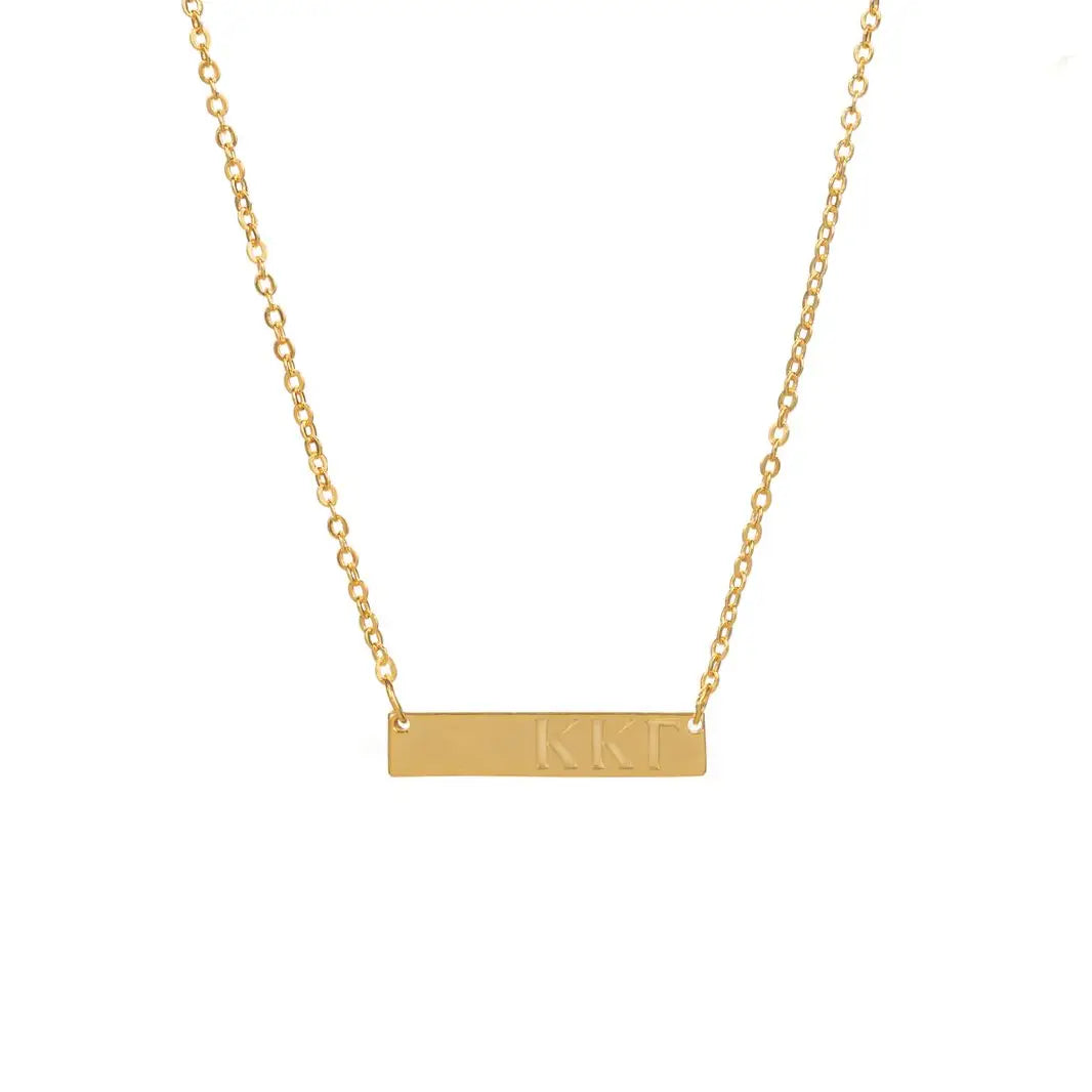 Kappa Kappa Gamma Bar Necklace