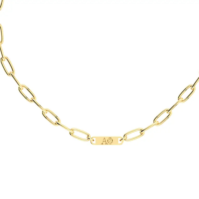 Alpha Phi Chain Necklace