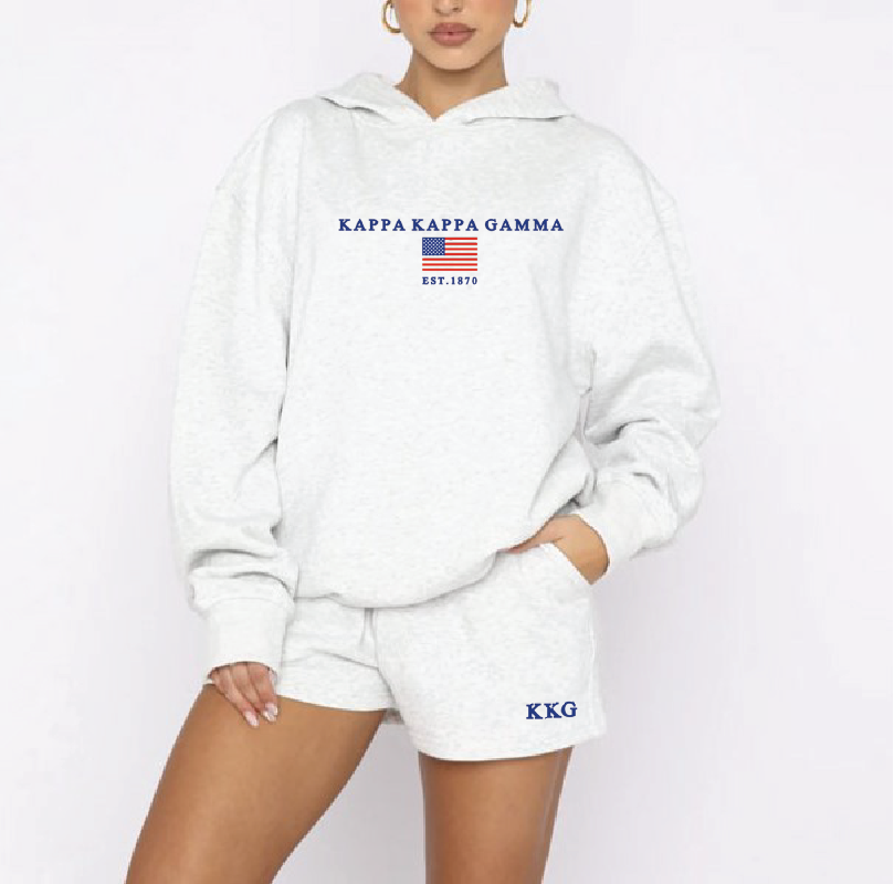 Kappa Kappa Gamma American Heather Sweat Set