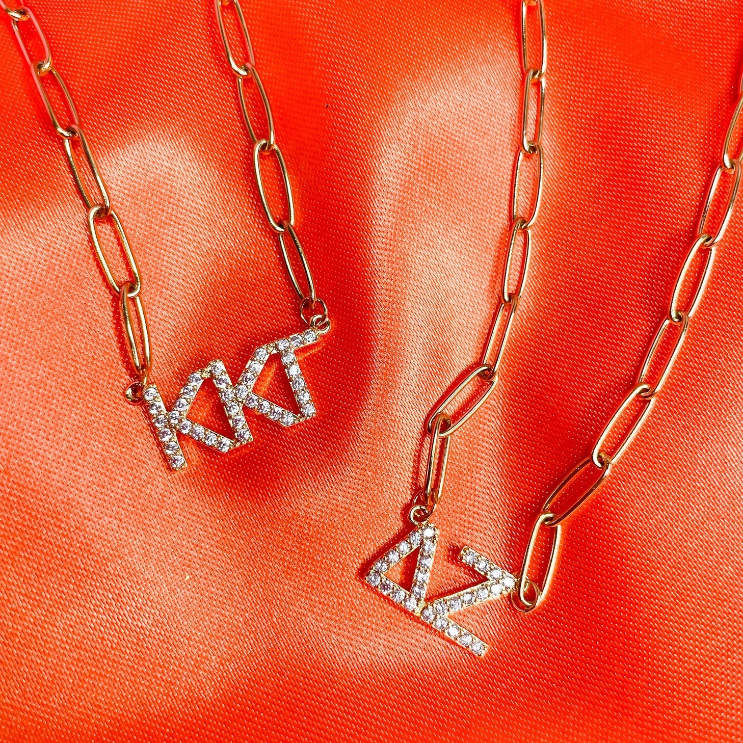 Kappa Kappa Gamma Chain Link Necklace