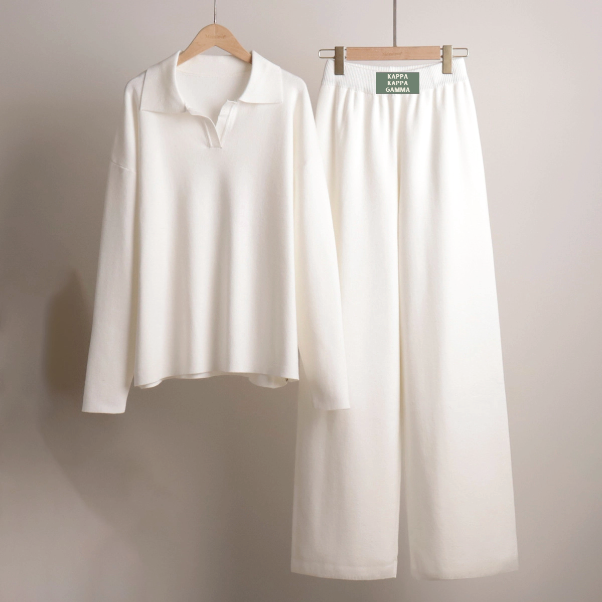 Kappa Kappa Gamma White Sweater Lounge Set