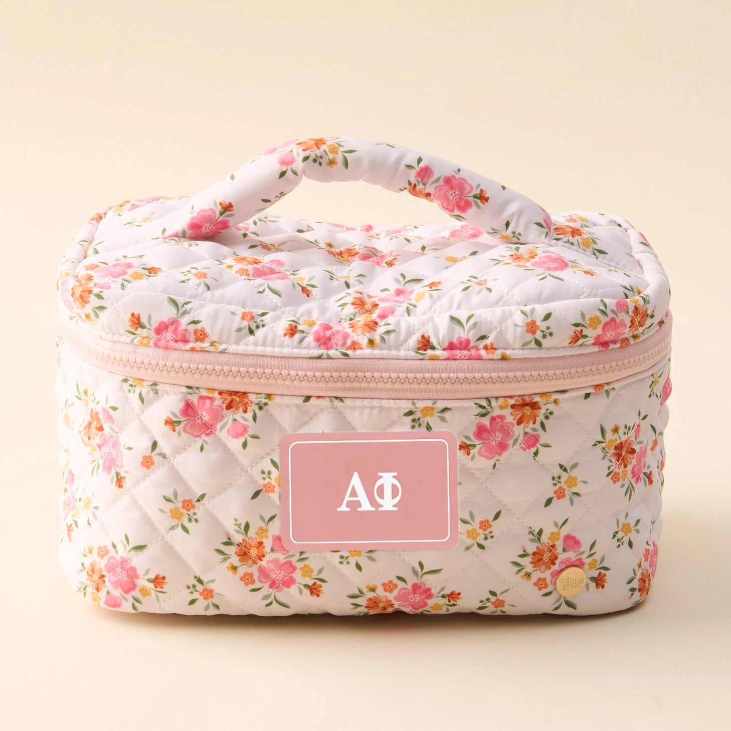 Alpha Phi Floral Make-up bag