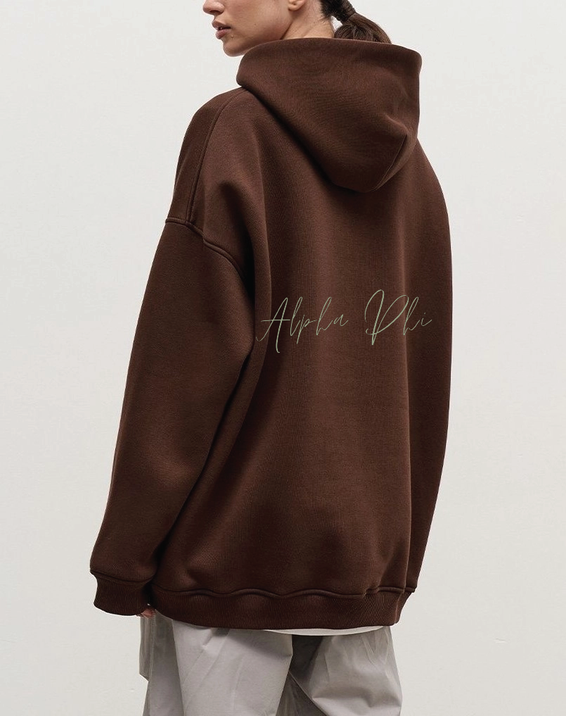 Alpha Phi Navy Hoodie