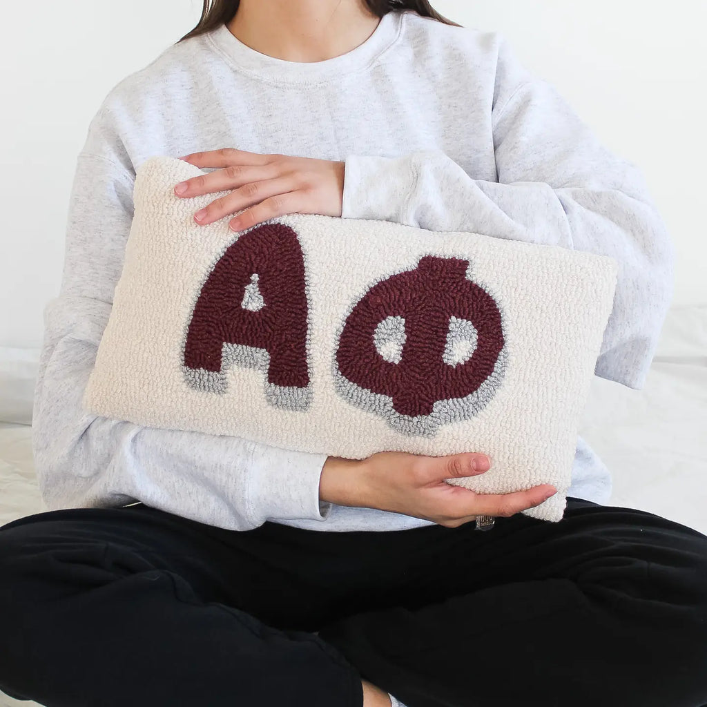 Alpha Phi Throw Pillow