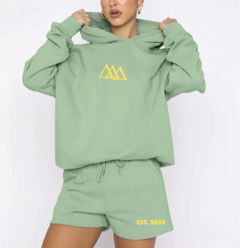 Delta Delta Delta Green Sweat Set