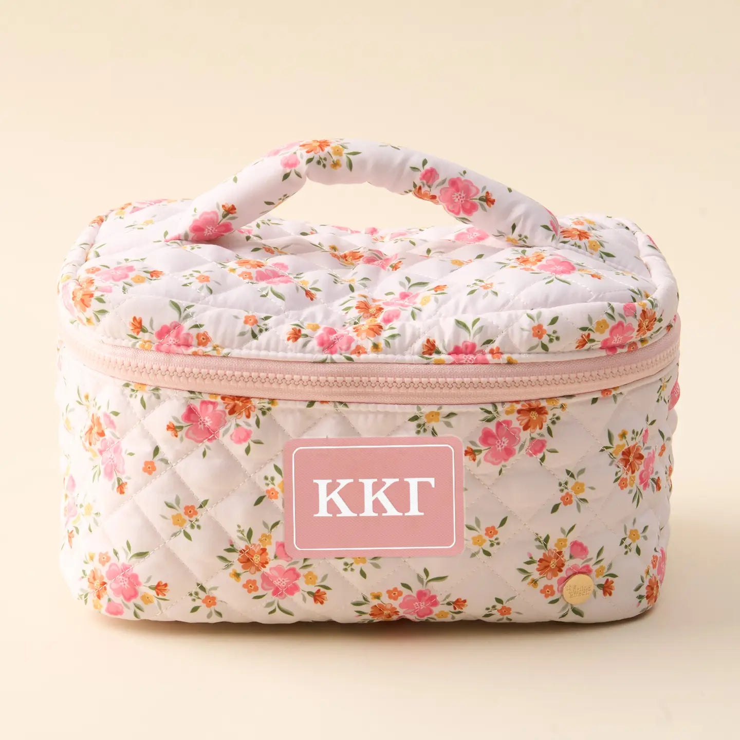 Kappa Kappa Gamma Floral Makeup Bag