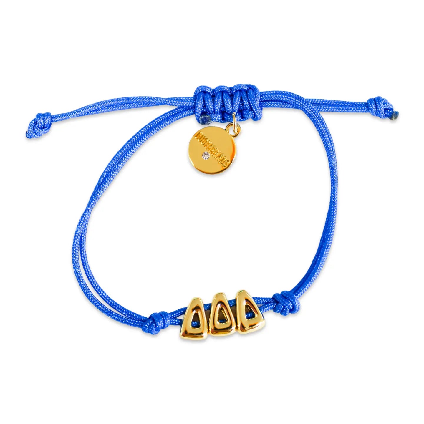Delta Delta Delta Sorority Cord Bracelet