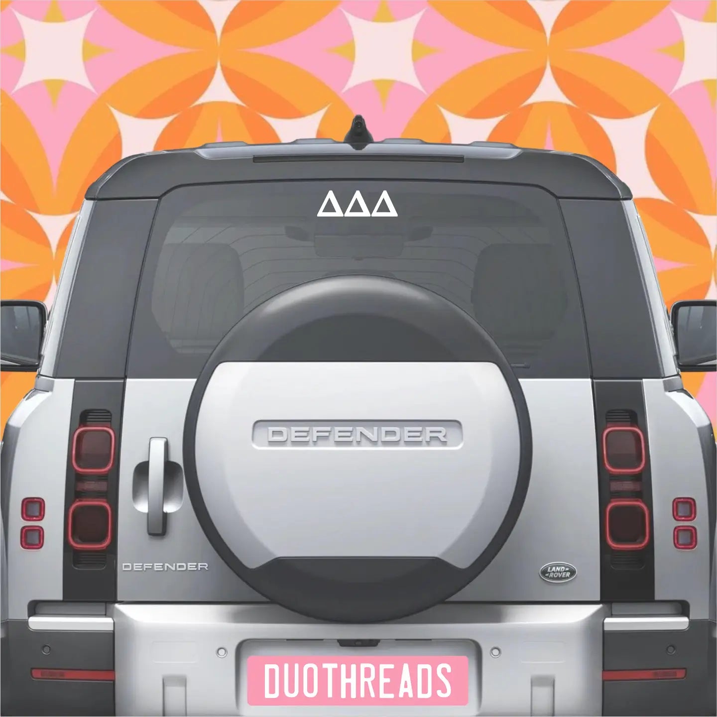 Delta Delta Delta Car Decal