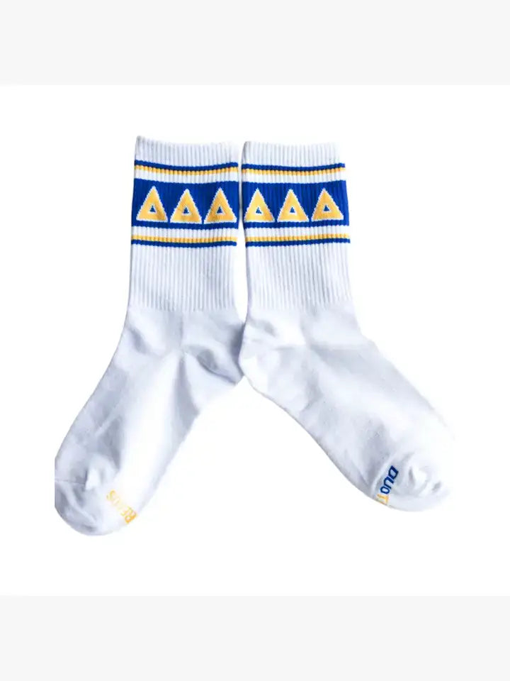 Delta Delta Delta Socks